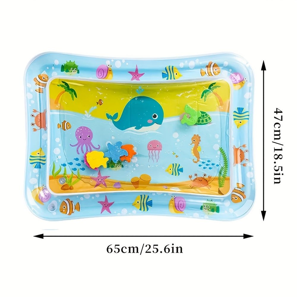 🐋 Tapis de jeu gonflable « Monde sous - marin » : éveil & amusement pour bébé dès le plus jeune âge ! - FamilyLK